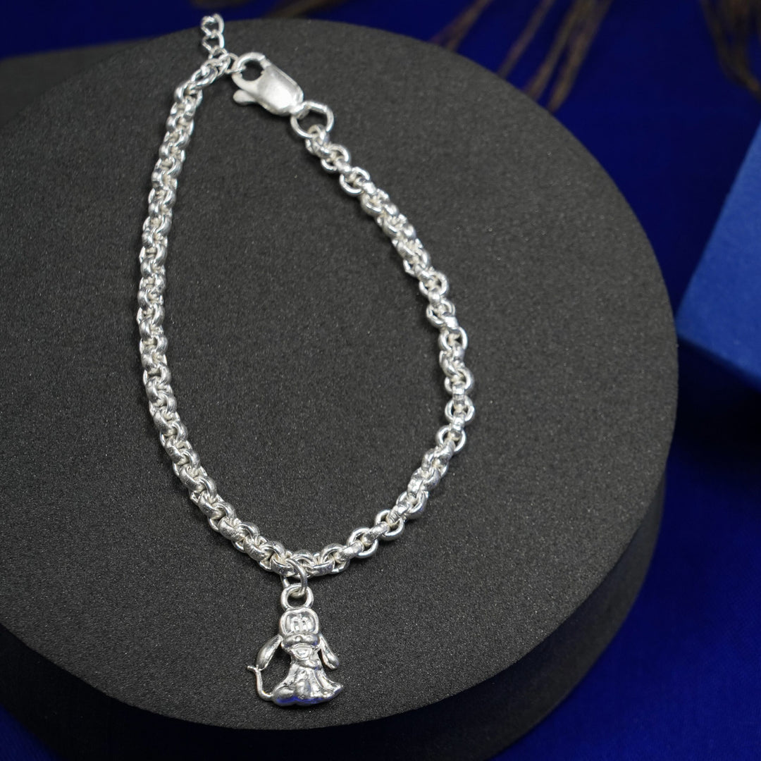 Goofy silver bracelets