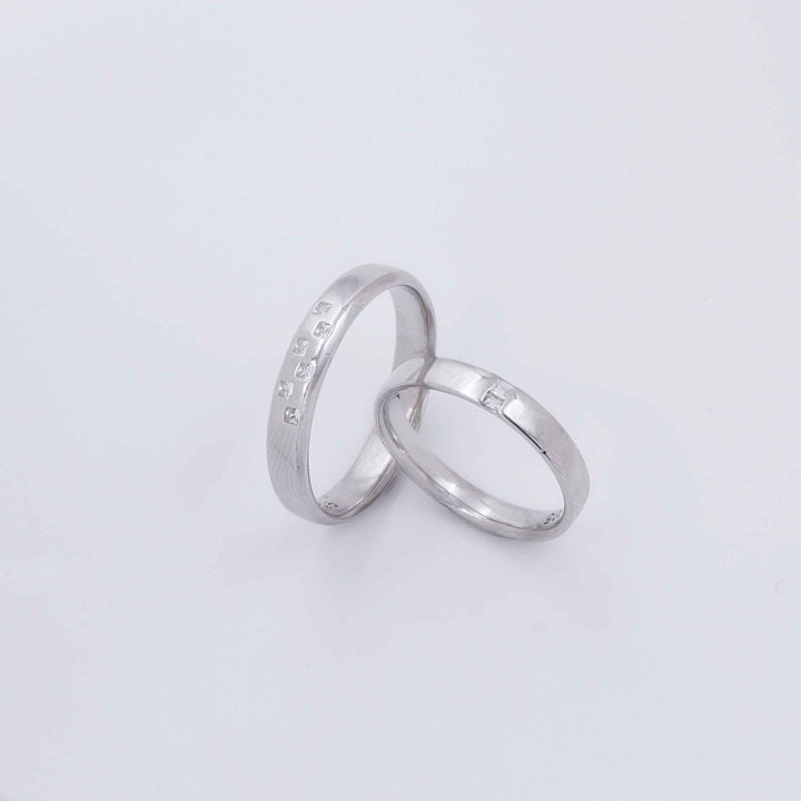 Chandler & Monica (couple rings)