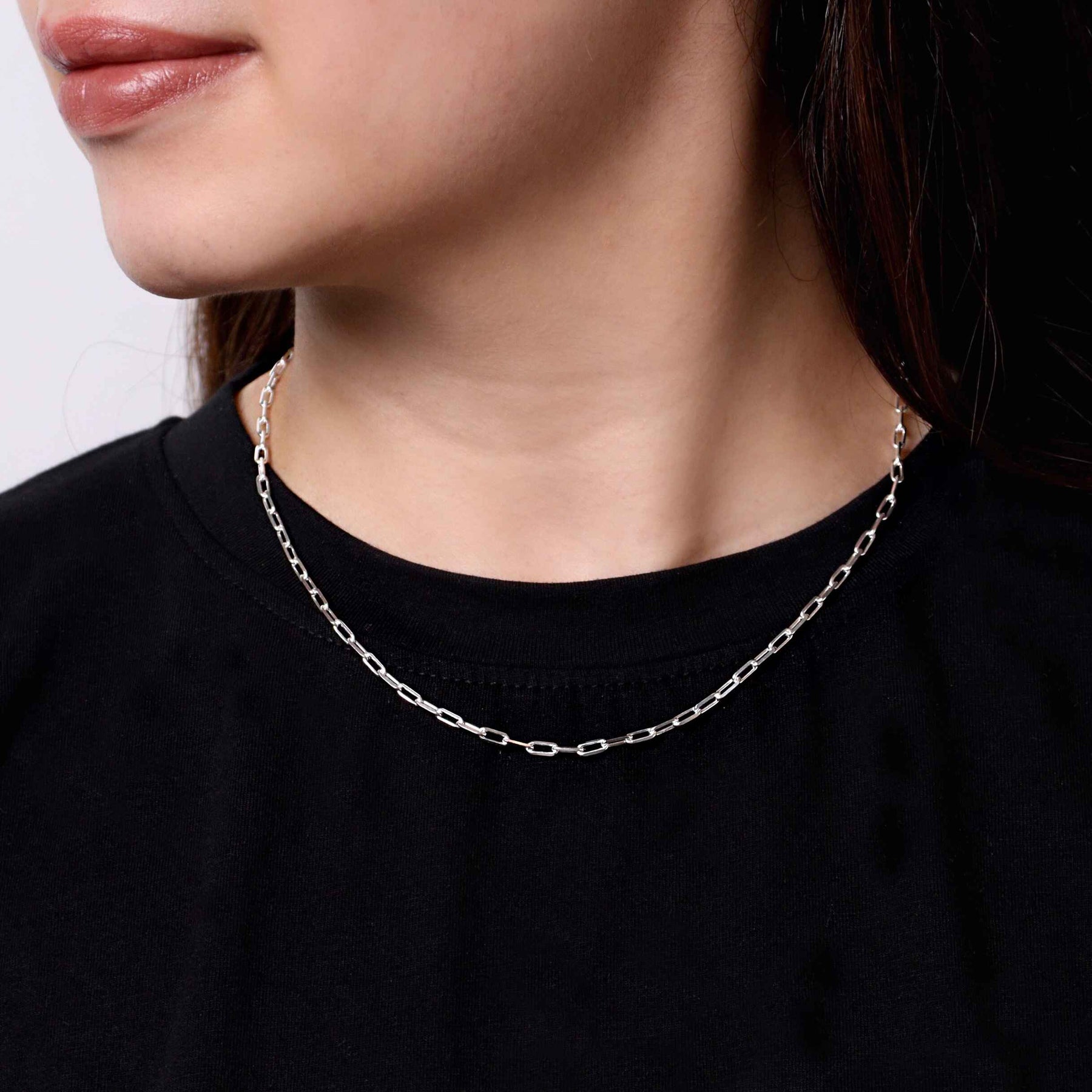Interlinked Chain (for women) – Saatvik Silver