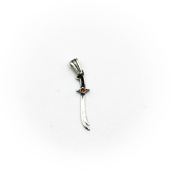 Double attack sword pendant