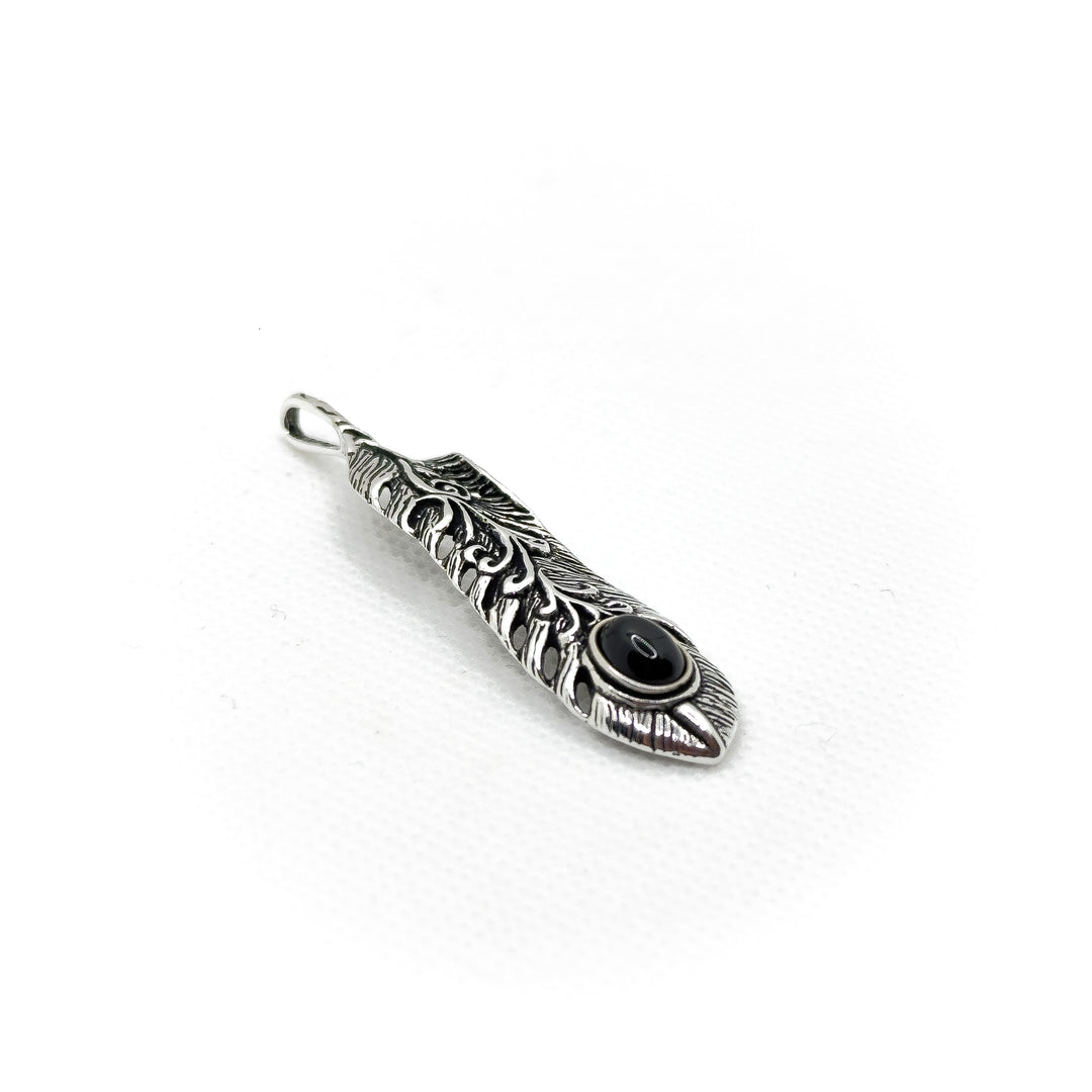 Krishna's feather pendant