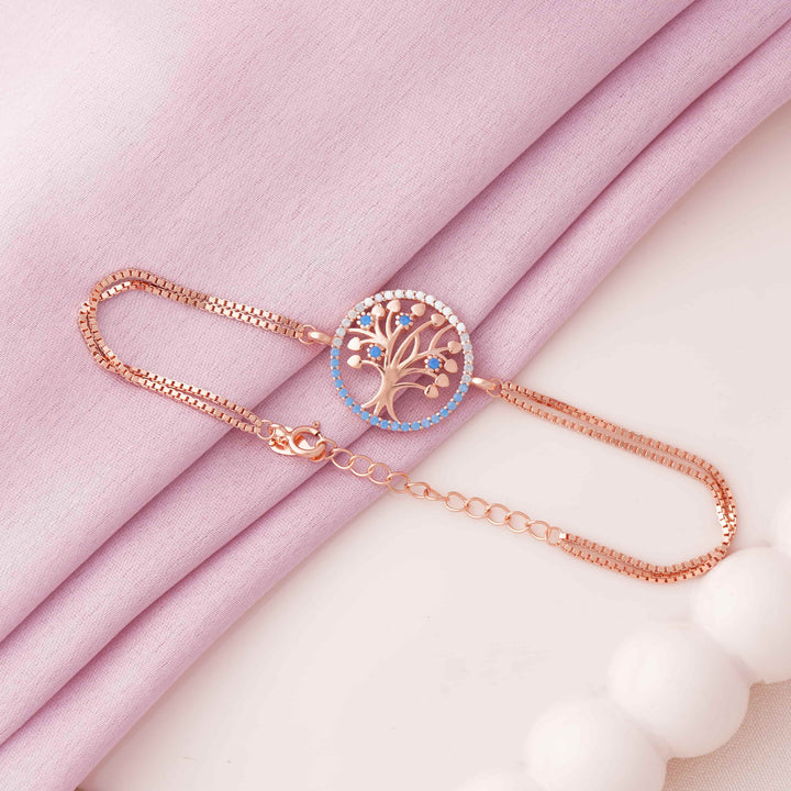 Tree of Hearts Rose Gold Bracelet