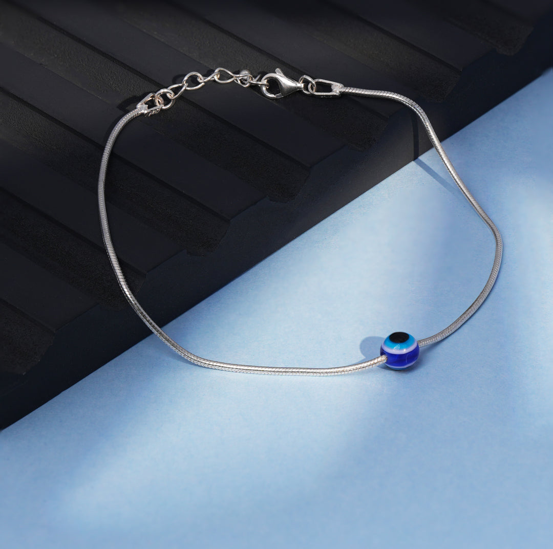 Evil Eye Bracelet (men) – Saatvik Silver