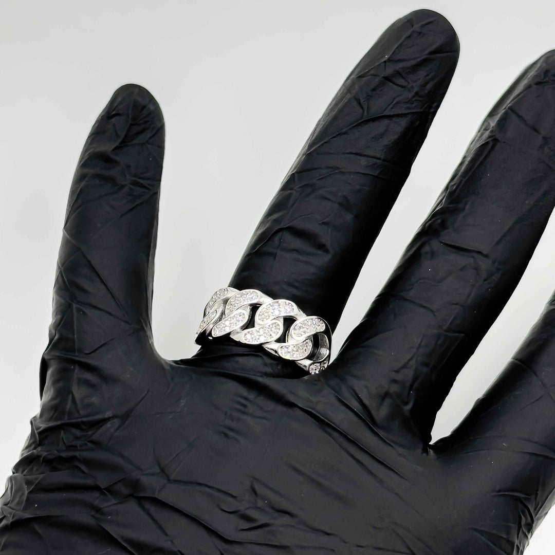 Baguette Cuban Ring