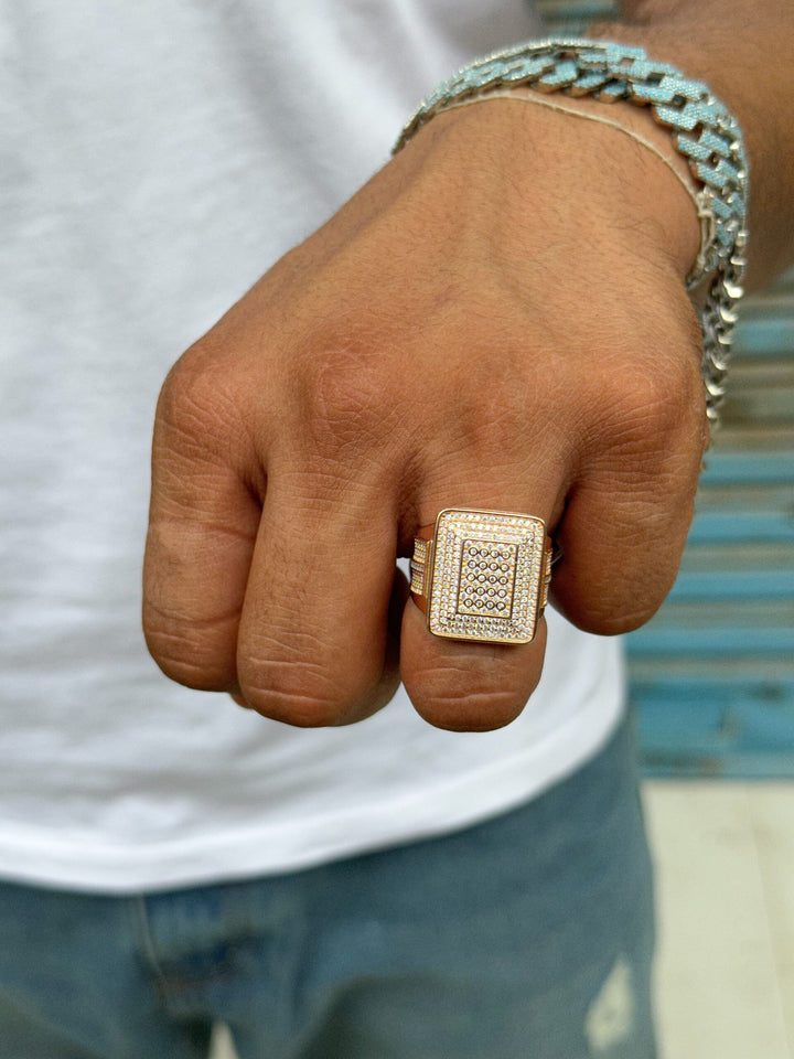 Rose gold emperor ring