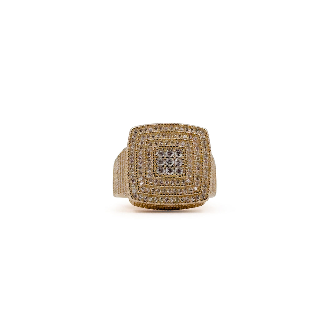 Rose gold maharaja ring