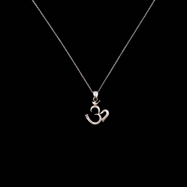 Optimistic Om Pendant Chain
