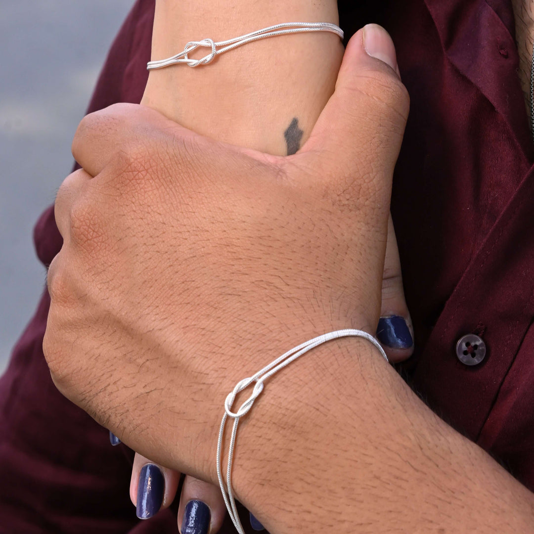 Love Knot Bracelets (couple) 925 sterling silver jewellery viral