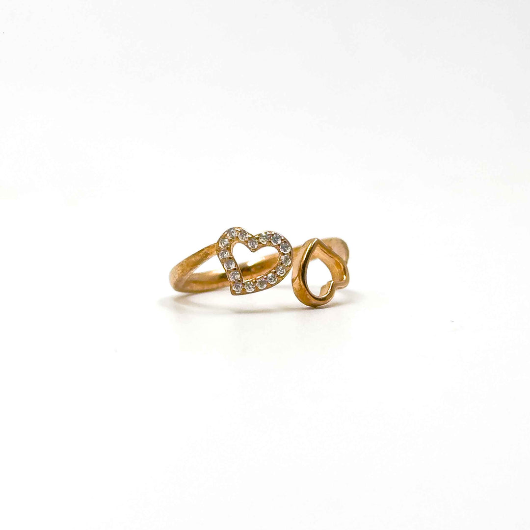 Little Hearts Rose Gold Ring