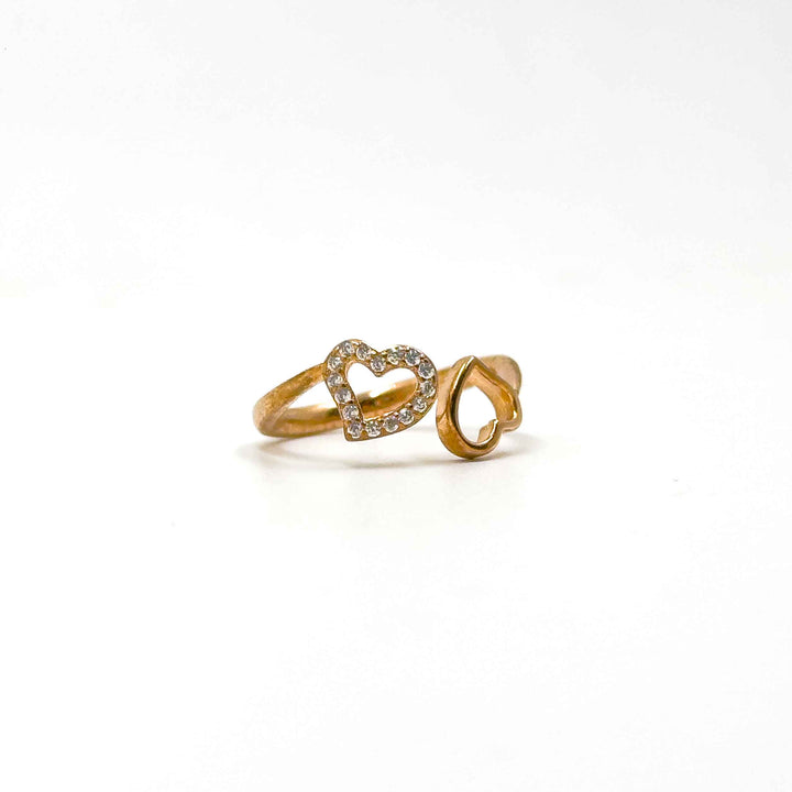 Little Hearts Rose Gold Ring