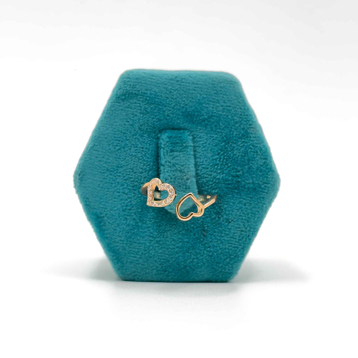 Little Hearts Rose Gold Ring