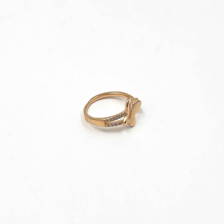 Flying Butterfly Rose Gold Ring