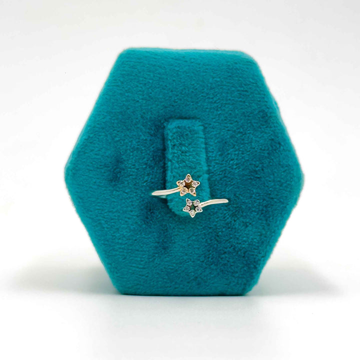 Two Stars Dual Tone Ring