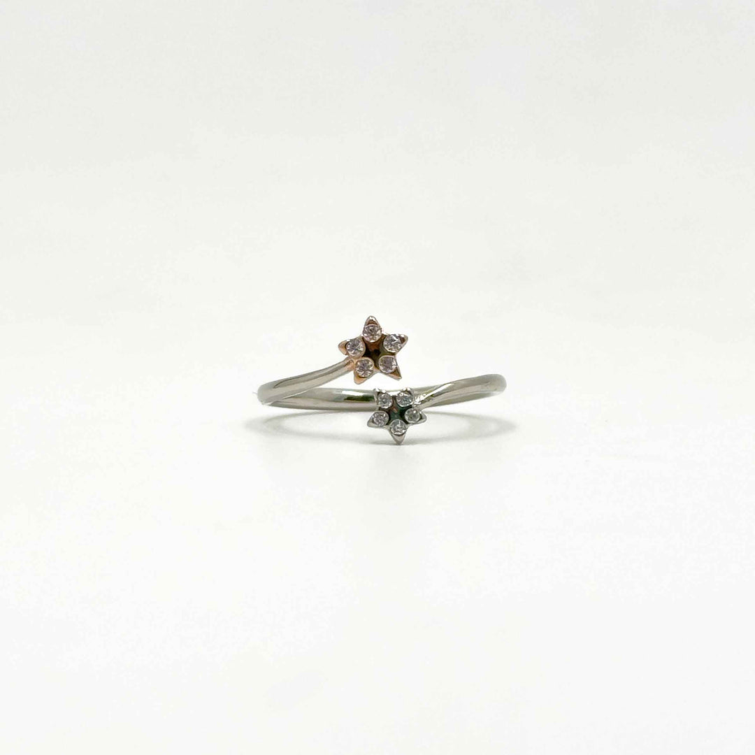 Two Stars Dual Tone Ring