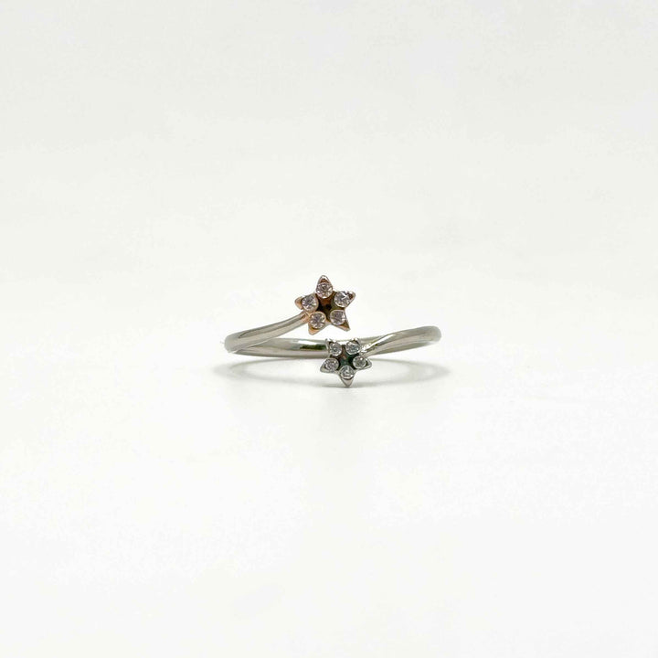 Two Stars Dual Tone Ring