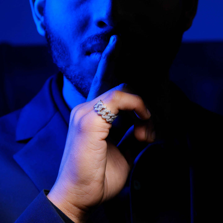 Ice Cuban Ring
