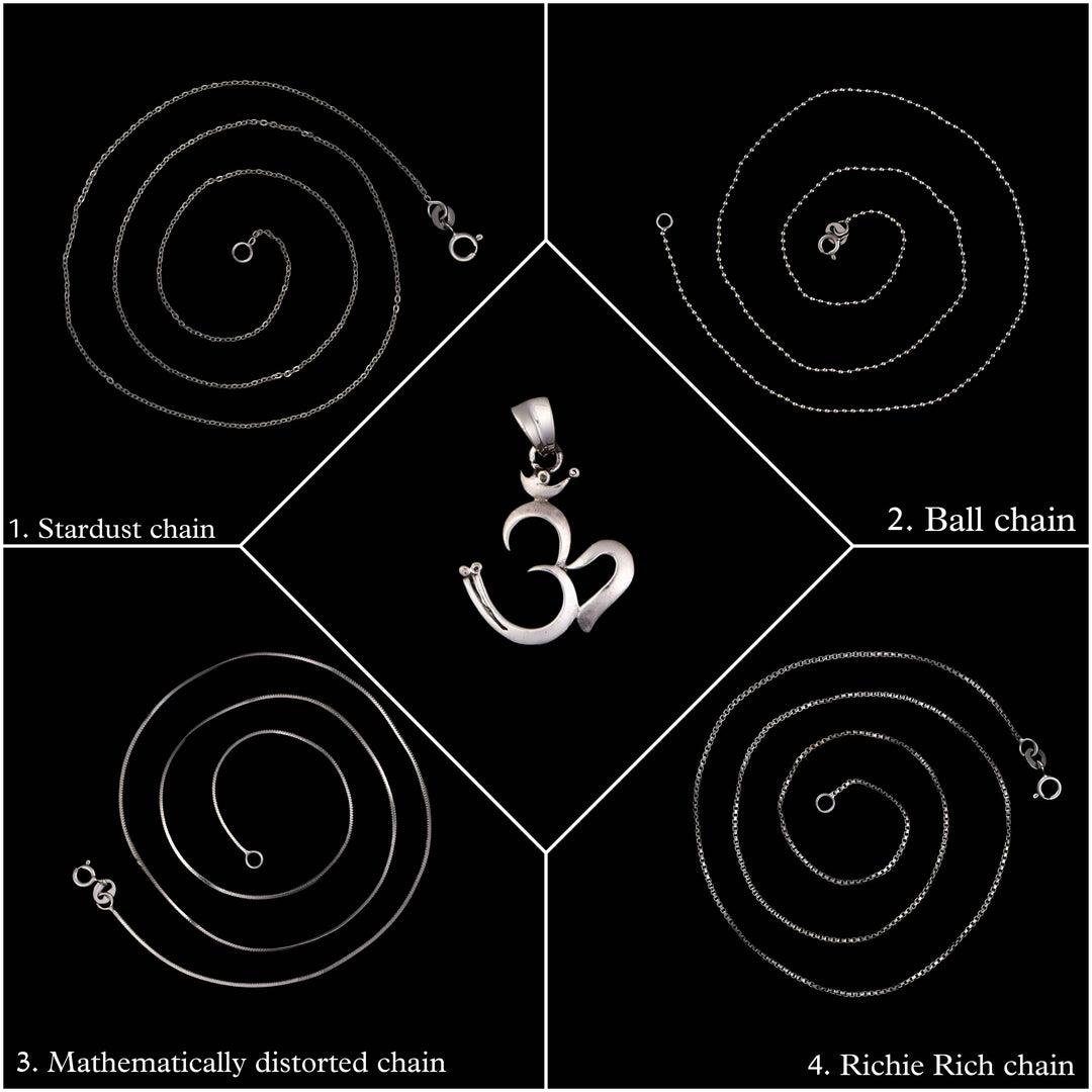 Optimistic Om Pendant Chain