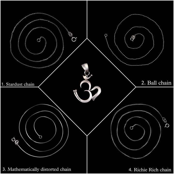 Optimistic Om Pendant Chain
