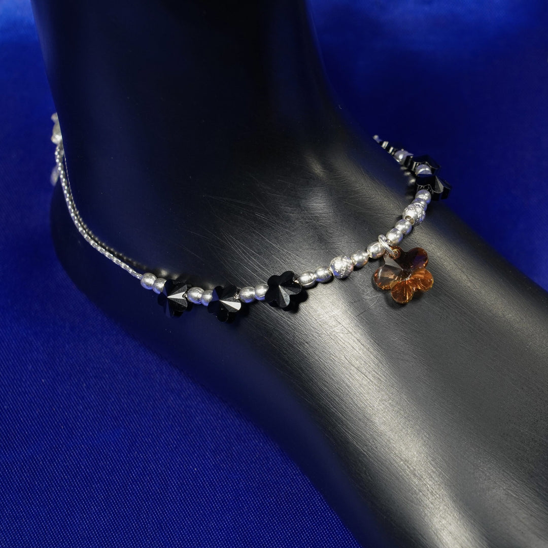 Swarovski star stones anklet