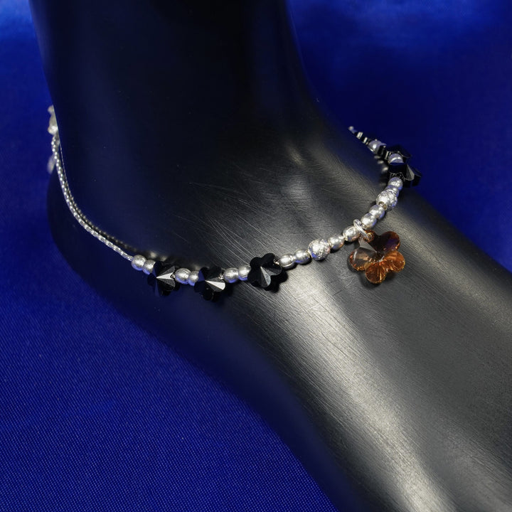 Swarovski star stones anklet
