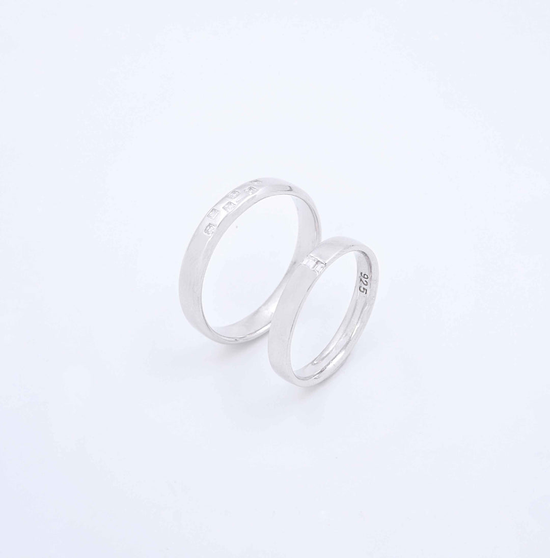 Chandler & Monica (couple rings)