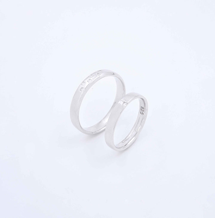 Chandler & Monica (couple rings)